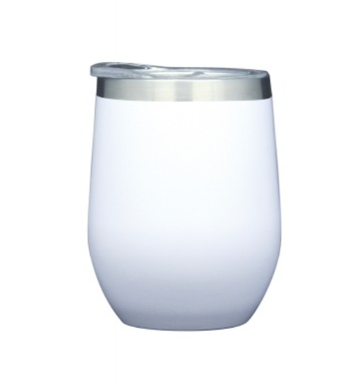 12 oz White Tumbler