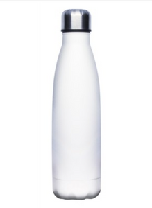 500mL White Stainless Steel Cola Bottle