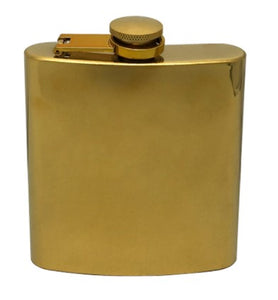 6oz Gold Flask