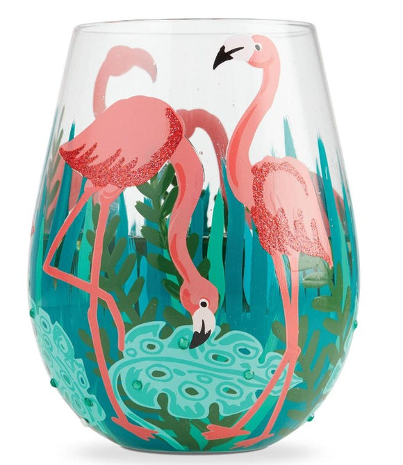 Lolita Fancy Flamingo Glass