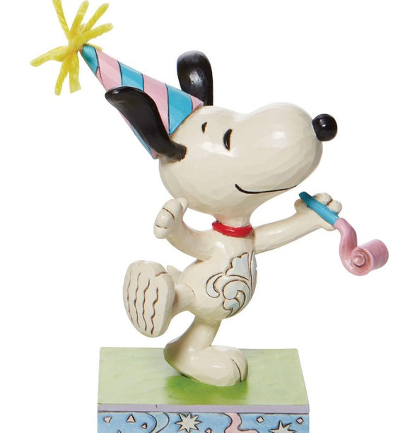 Snoopy and Woodstock Birthday Figurine