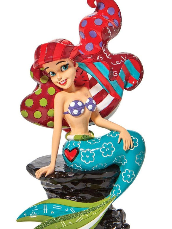 Ariel on Rock Figurine