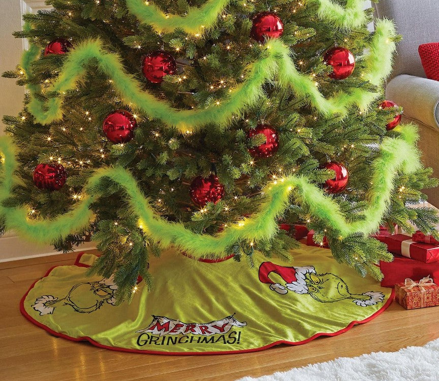 Grinch 2024 tree skirt