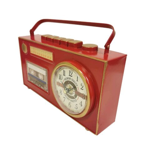 Red Vintage Table Clock