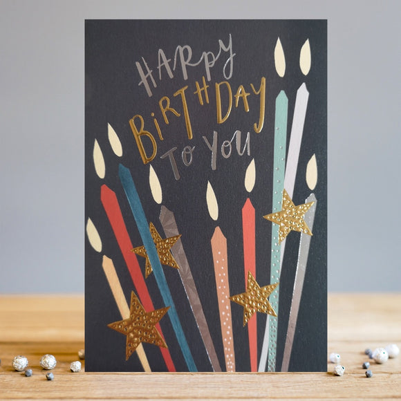 Happy Birthday To You Candles Card