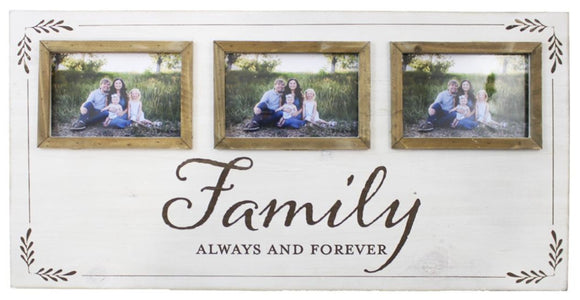 Family 3 Picture Collage Frame