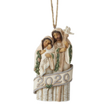 Jim Shore Woodland Holy Family Dated Ornament