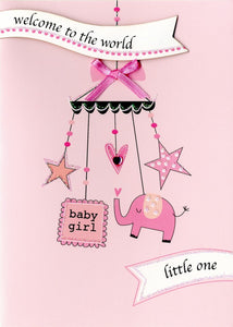 Welcome to the World Little Baby Girl – PINK ELEPHANT