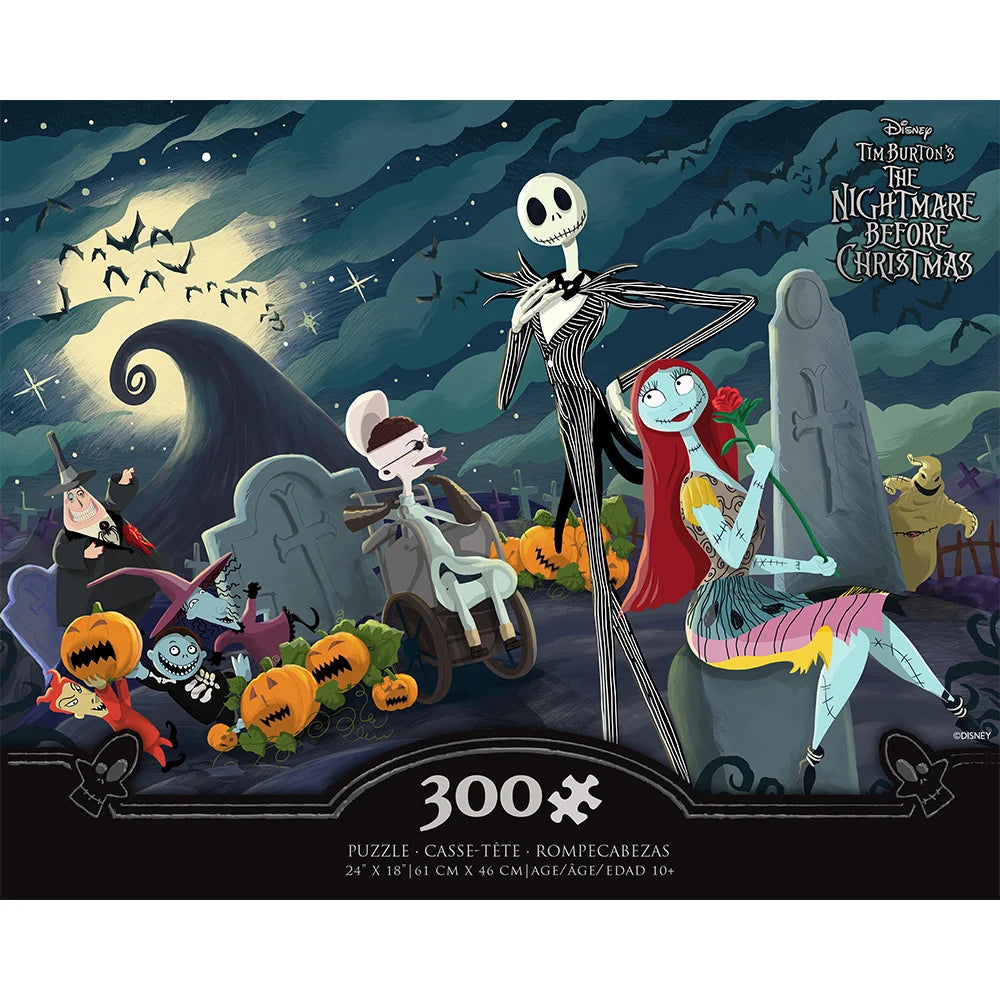 Ceaco - Disney - The Nightmare Before Christmas - Bathtime Ghouls - 300  Piece Jigsaw Puzzle 