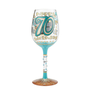 Lolita "Celebrating 70" Wine Glass