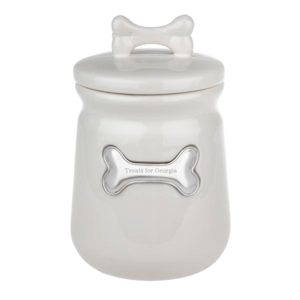 Ceramic Dog Treat Jar