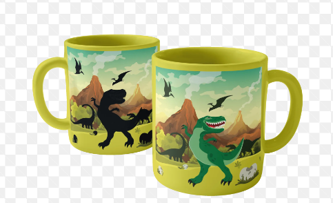 GV Dinosaur Color Changing Mug Set