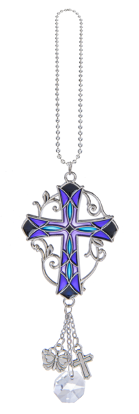 Nature's Beauty Car Charms - Cross