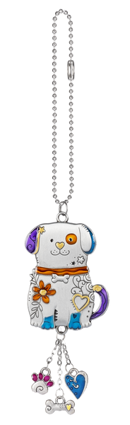 Color Car Charm - Dog