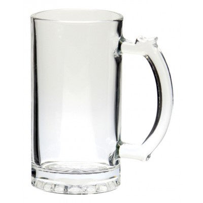 Glass Beer Mug with Handle 16 oz.