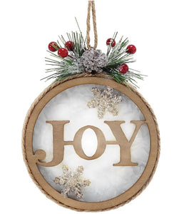 Peace and Joy Ornaments