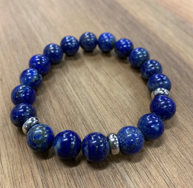 Lapis Lazuli Bead Bracelet