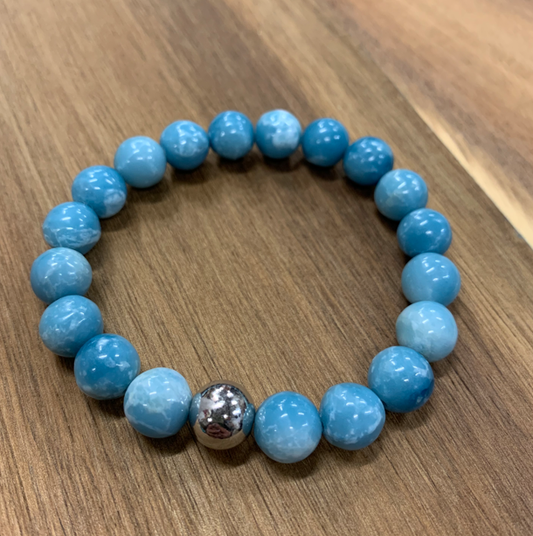 Blue Emulated Larimar Bracelet