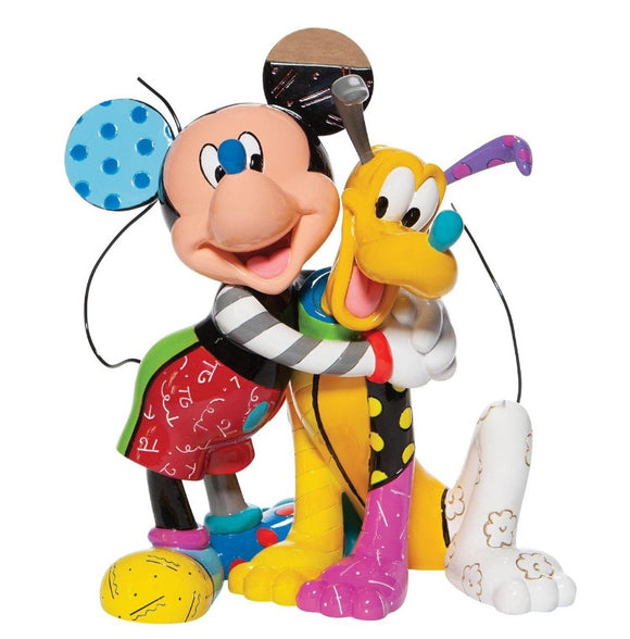 Mickey and Pluto Britto Figurine