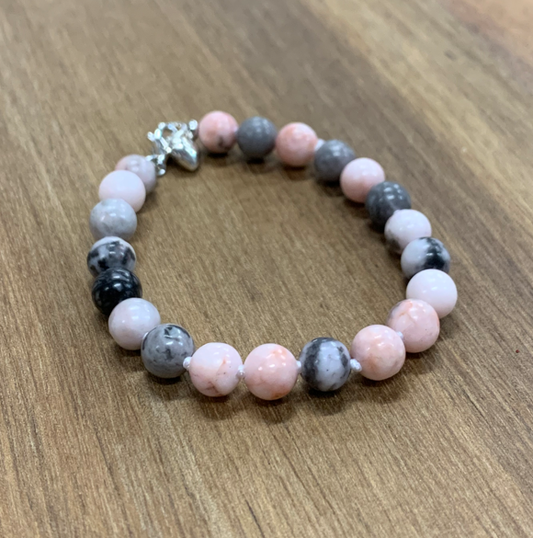 Pink Zebra Jasper Bracelet