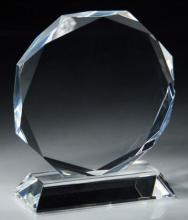 Optic Crystal Octagon Award