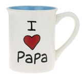 I Heart Papa Mug