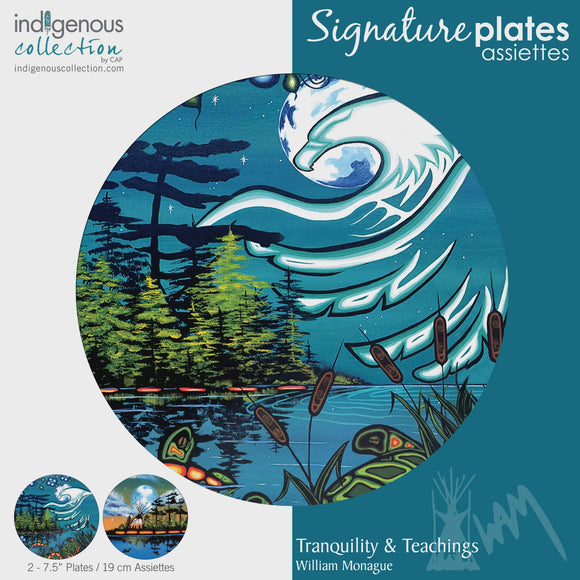 Tranquility & Teachings Plate Set - 7.5