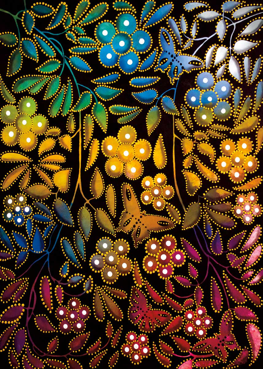 Flowers and Butterflies Puzzle - Indigenous