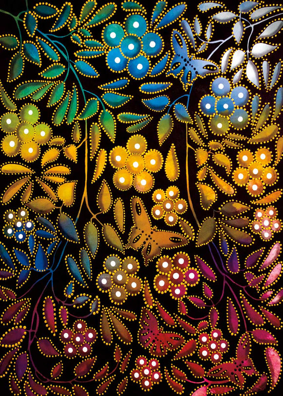 Flowers and Butterflies Puzzle - Indigenous