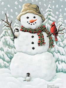 Pumpernickel Press Happy Snowman Boxed Christmas Cards