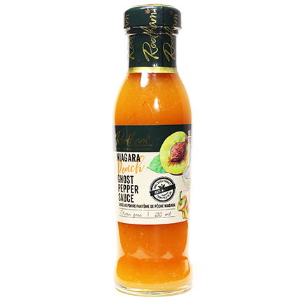 Rootham - Niagara Peach Ghost Pepper Sauce 360ml