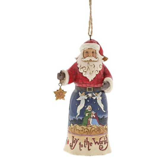 Jim Shore Joy to the World Santa Ornament