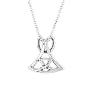 Boudicca Celtic Triangle Sterling Silver Necklace