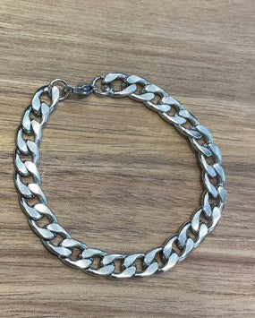 Silver Chain Link Bracelet