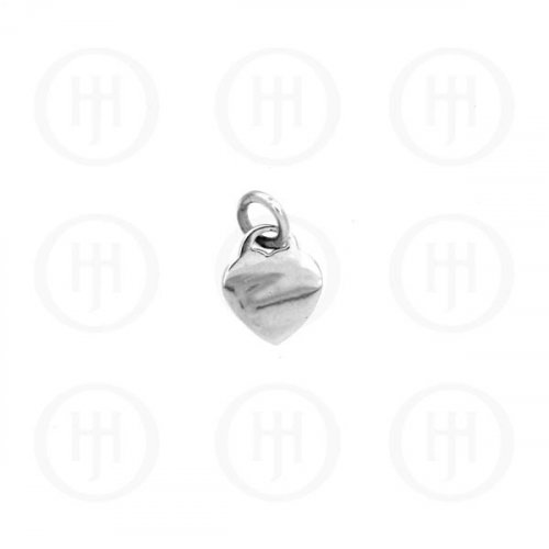 Sterling Silver Tiffany Inspired Heart Dog-Tag Pendant with chain