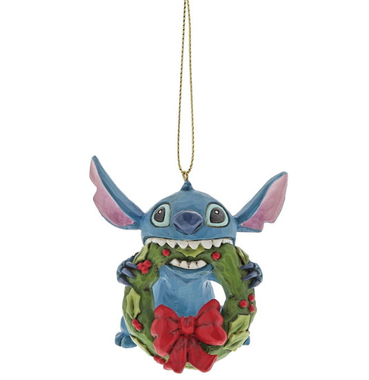 Stitch with Wreath Ornament