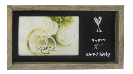 50th Anniversary Wood Frame