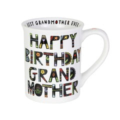 "Happy Birthday Grandmother" Mug