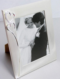 Wedding Frame with Hearts - 4"x6"